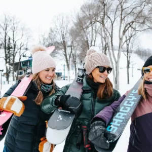 Girls Skiing at Boyne Mountain