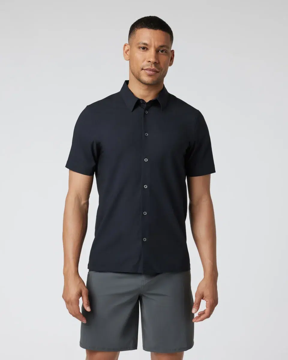 Vuori Short-Sleeve Manhattan Button Down