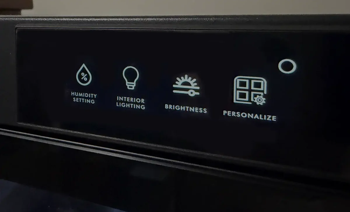 Ruggard Electronic Dry Cabinet controls